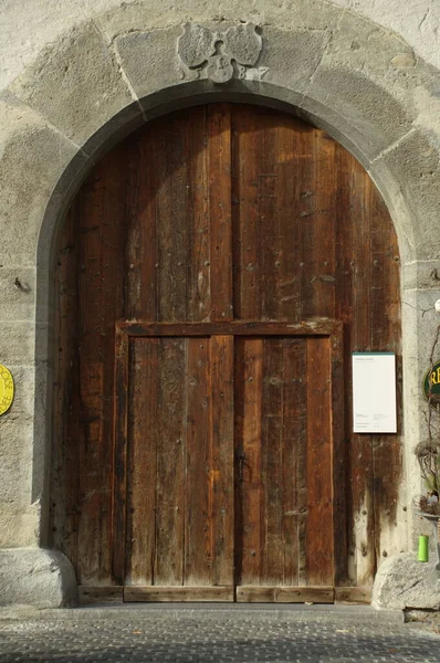 Vintage Fort Door Rajasthan Ινδία — Φωτογραφία Αρχείου