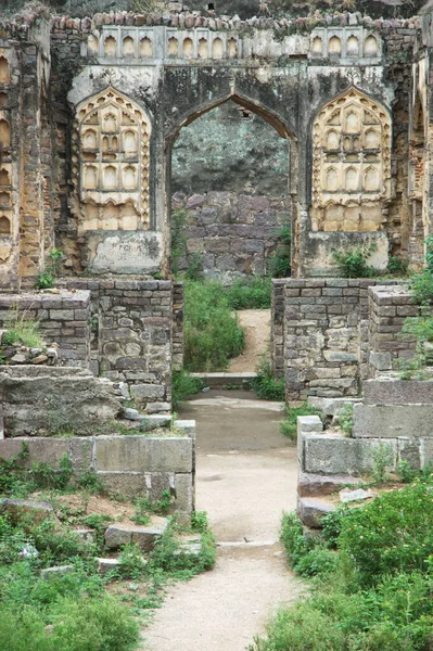 Ινδία Golconda Fort Χαϊντεραμπάντ — Φωτογραφία Αρχείου