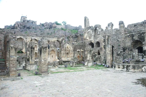 Golconda Fort Hyderabad Índia — Fotografia de Stock