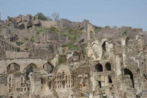 Golconda Форт Хайдарабад Індія — стокове фото