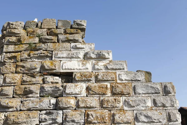 Oude Stenen Muur Textuur — Stockfoto