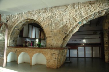 Modern binanın içi