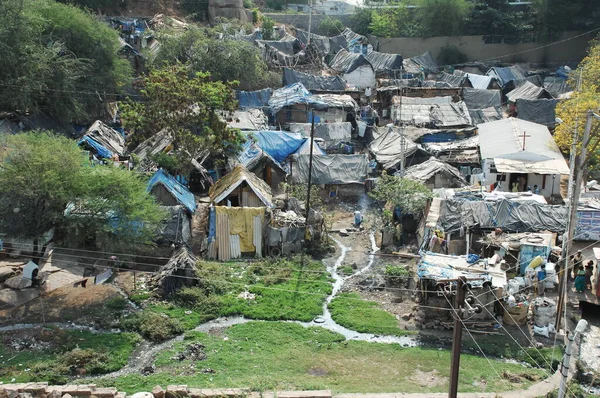 Casas Pobres Uma Aldeia Zona Rural Munnar Kerala Índia — Fotografia de Stock