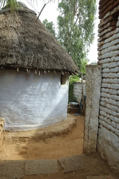 Verlaten Village House India — Stockfoto