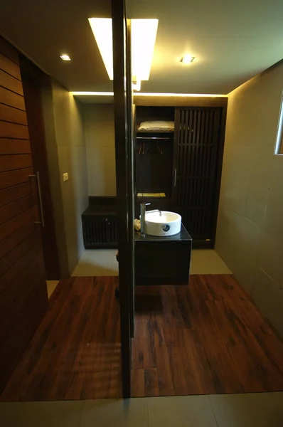 お風呂お部屋のインテリア — ストック写真