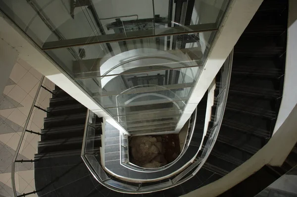 Interior Elevador Estilo Antigo — Fotografia de Stock