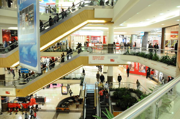 Escalators in the Mall