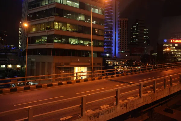 Night Shot City Building Night — Stock Photo, Image