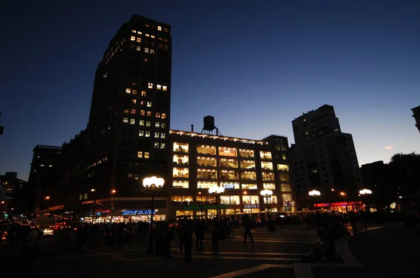 Night Shot City Building — Stock Photo, Image