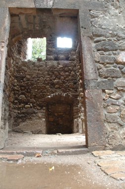 Eski taş duvar dokusu