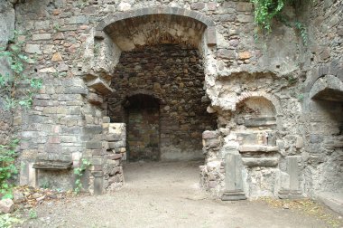 Eski taş duvar dokusu