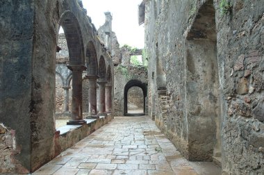 Eski taş duvar dokusu