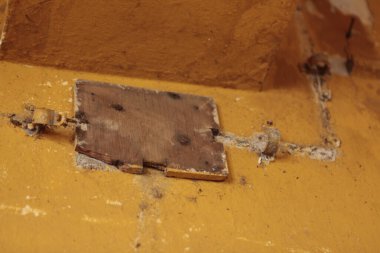 Eski taş duvar dokusu