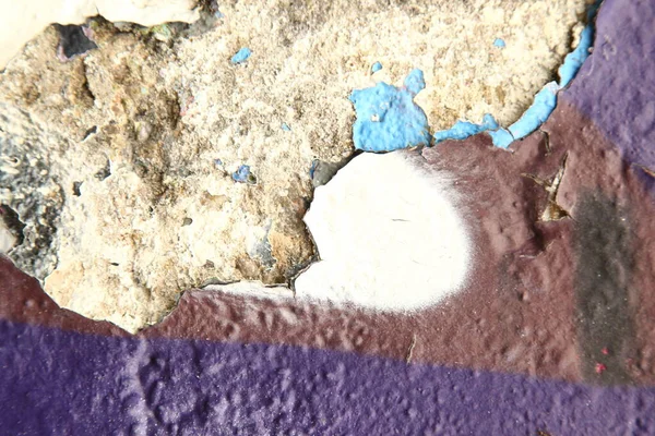Antigua Pared Destruida Con Capa Pintura —  Fotos de Stock