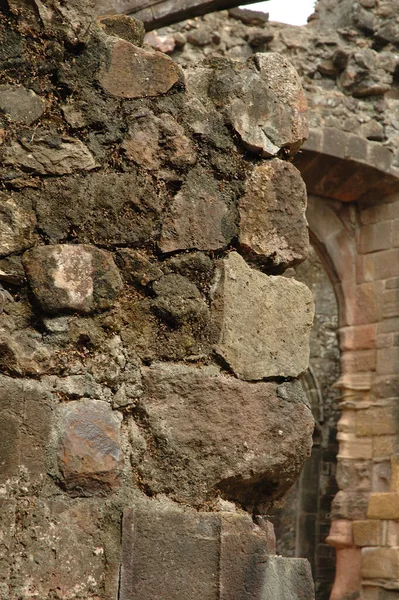 Textura Antigua Pared Piedra — Foto de Stock