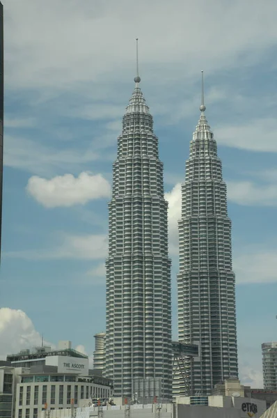 Petronas Twin Towers Financial Center Kuala Lumpur Malajsie — Stock fotografie