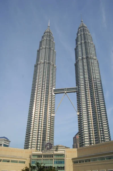 Mali Merkez Kuala Lumpur Daki Petronas Kiz Kuleleri Malezya — Stok fotoğraf