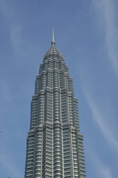 Вежі Близнюки Фінансовому Центрі Куала Лумпур Малайзія — стокове фото