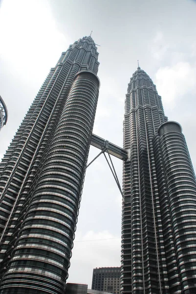 Petronas Twin Towers Financieel Centrum Kuala Lumpur Maleisië — Stockfoto
