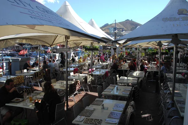 Chaises Tables Dans Restaurant — Photo