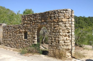 Eski taş duvar dokusu