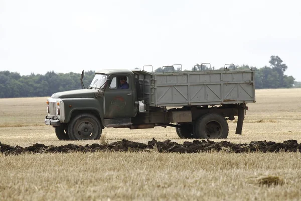 Agriculture Vehicle Fields — Zdjęcie stockowe
