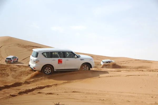 Veículo Velocidade Deserto — Fotografia de Stock