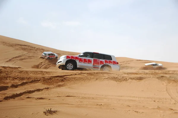 Veículo Velocidade Deserto — Fotografia de Stock