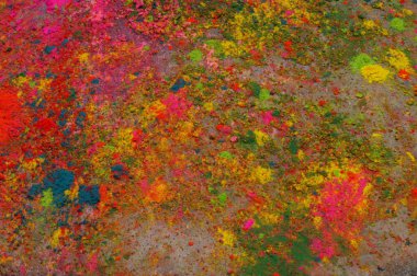 Renk pudrası dokusu yakın plan