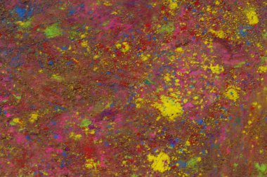 Renk pudrası dokusu yakın plan