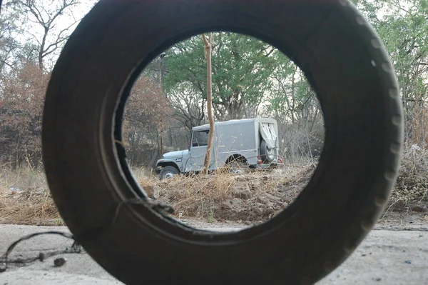 Coche Carretera —  Fotos de Stock