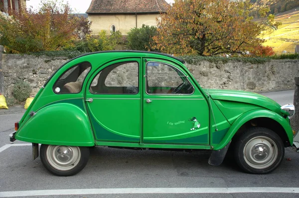 Gros Plan Une Voiture Vintage — Photo