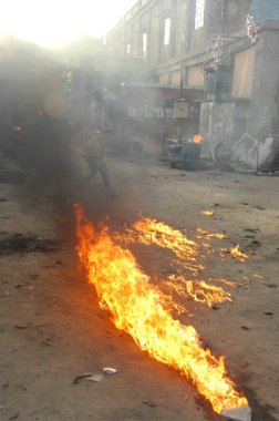 Bomb Blast at street