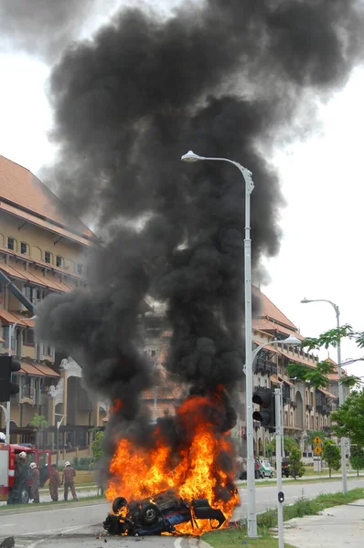 Car at Bomb blast