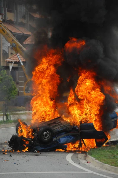 Car at Bomb blast