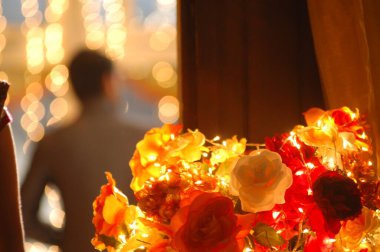 Çiçeğin makro görüntüsü