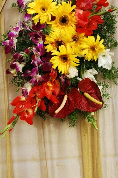 Bloemen Decoratie Functie — Stockfoto