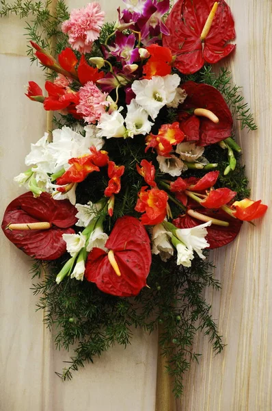 Virágdekoráció Rendeltetésszerű — Stock Fotó