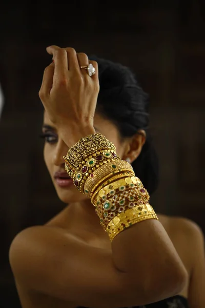 Indian Gold jewelry photo shoot