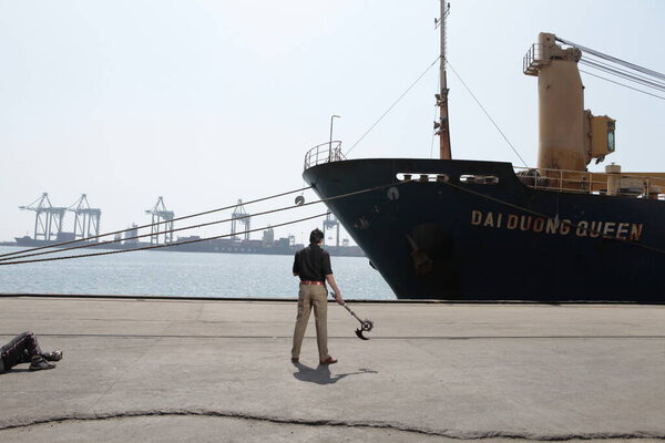 Heavy Cranes at Harbor