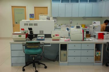 Hastanedeki ekipman.