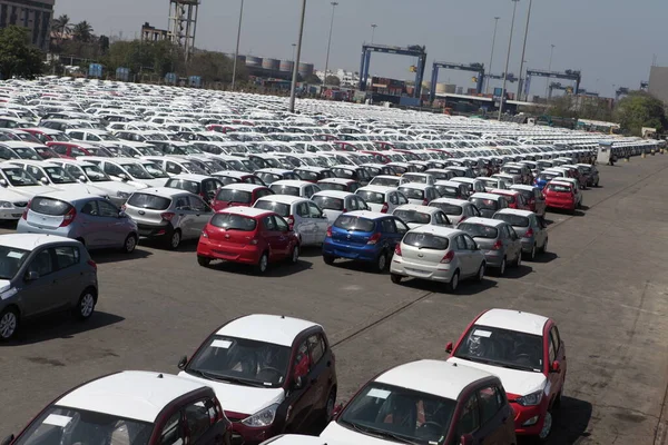 Cars at Harbor for Export