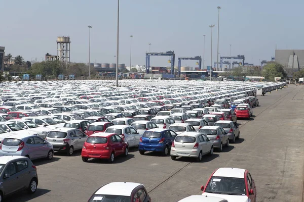 Cars at Harbor for Export