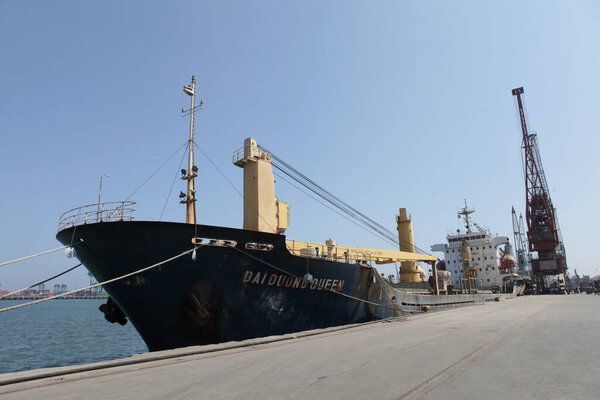 Heavy Cranes at Harbor