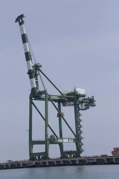 Heavy Cranes Harbor — ストック写真