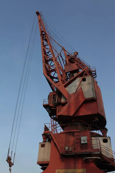 Heavy Cranes Harbor — Zdjęcie stockowe