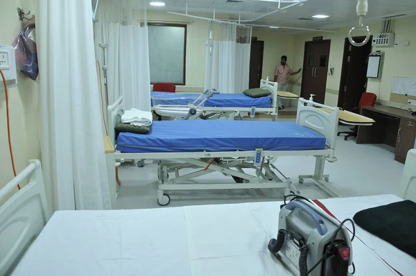 Beds in the Hospital room