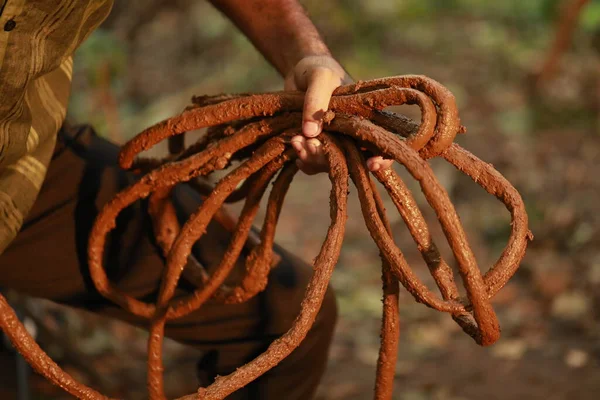 Male Model hand with Rope