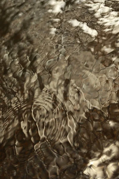 Abstrakter Wasserlauf Textur Nahaufnahme — Stockfoto