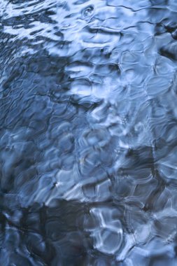 Ay ışığındaki su dokusu